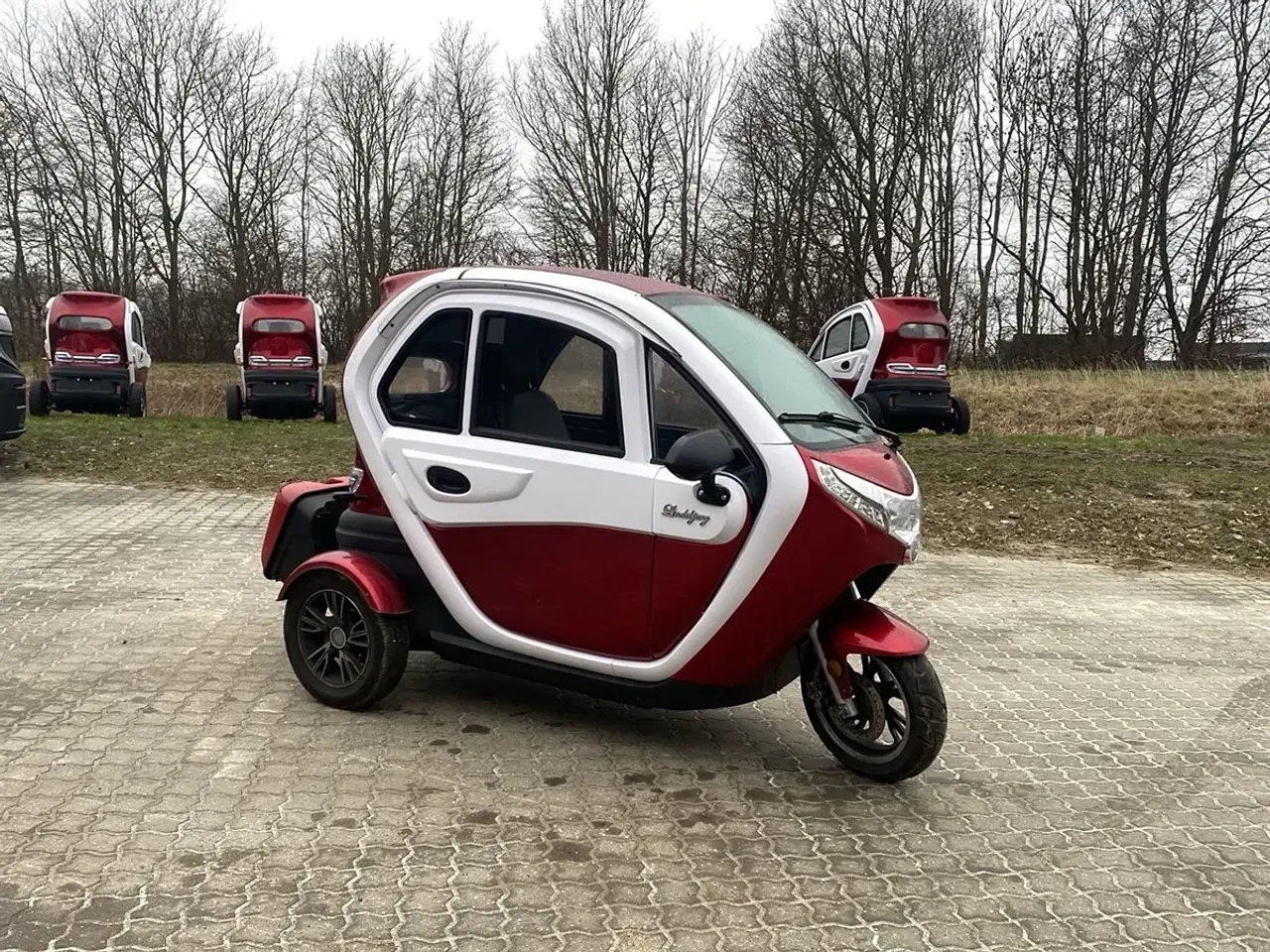 Billede 1 - Urban rød/hvid (OLIEFYR) - 1 års garanti