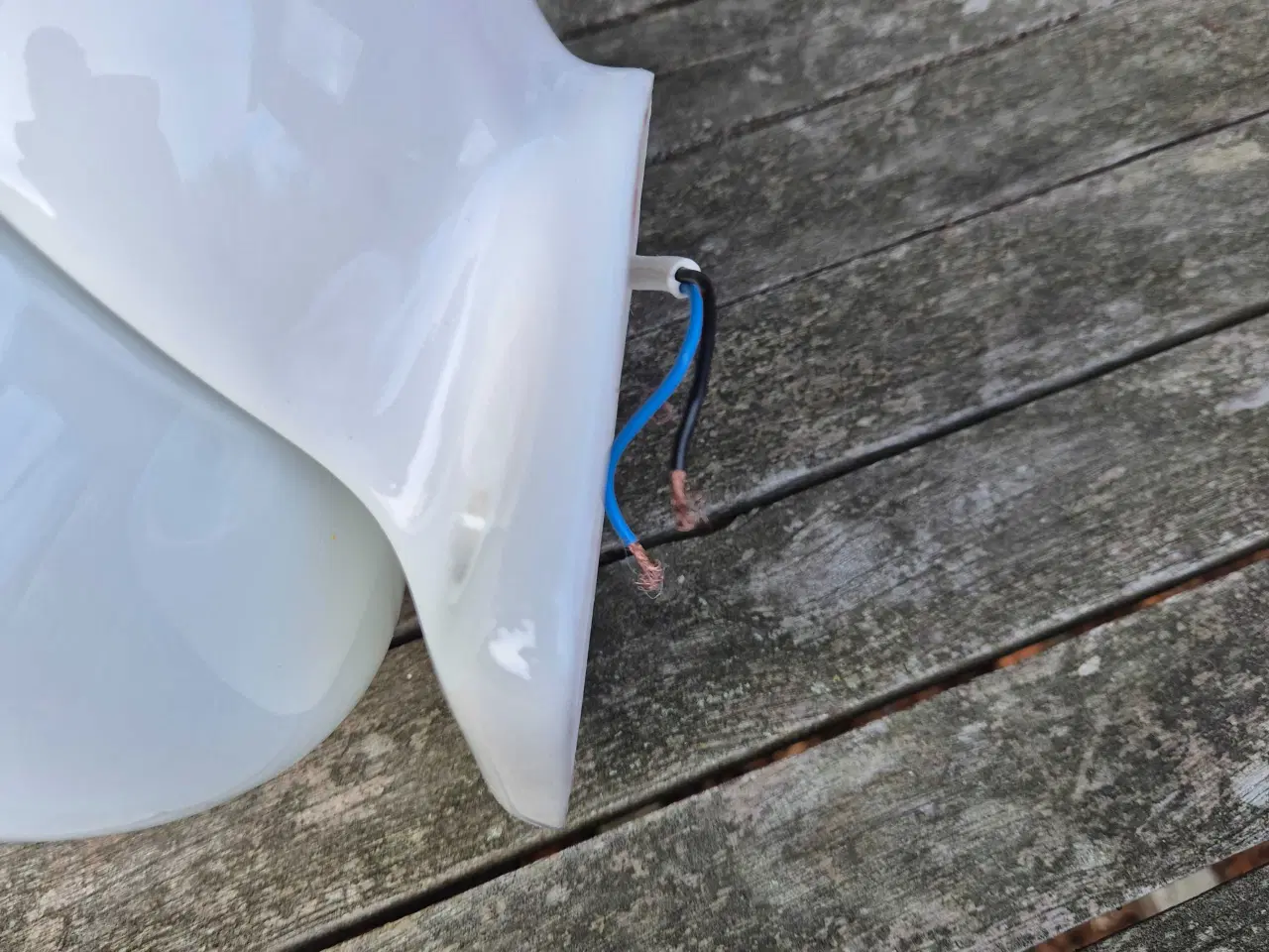 Billede 12 - Hvid badeværelseslampe fra Ifö 