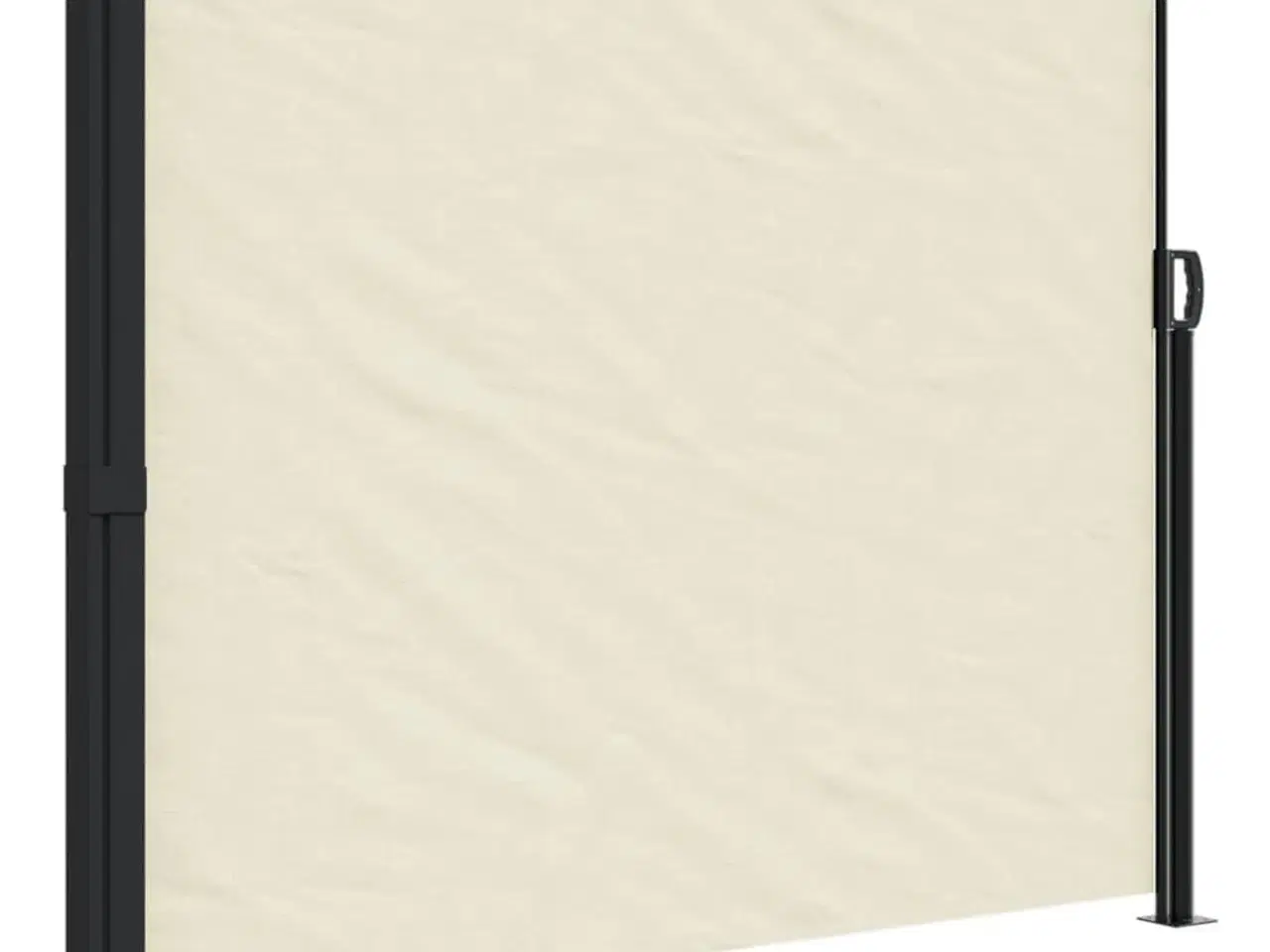 Billede 2 - Sidemarkise 160x300 cm sammenrullelig cremefarvet