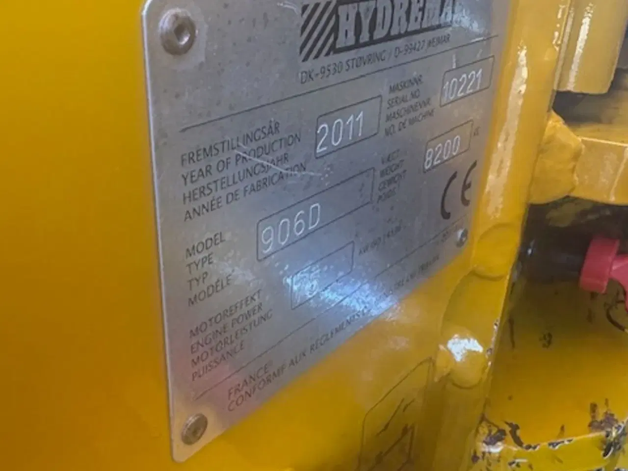 Billede 3 - Hydrema 906D ESD, CENTRALSMØRING, ESD, HYDRAULISK SKIFT FOR OG BAG.