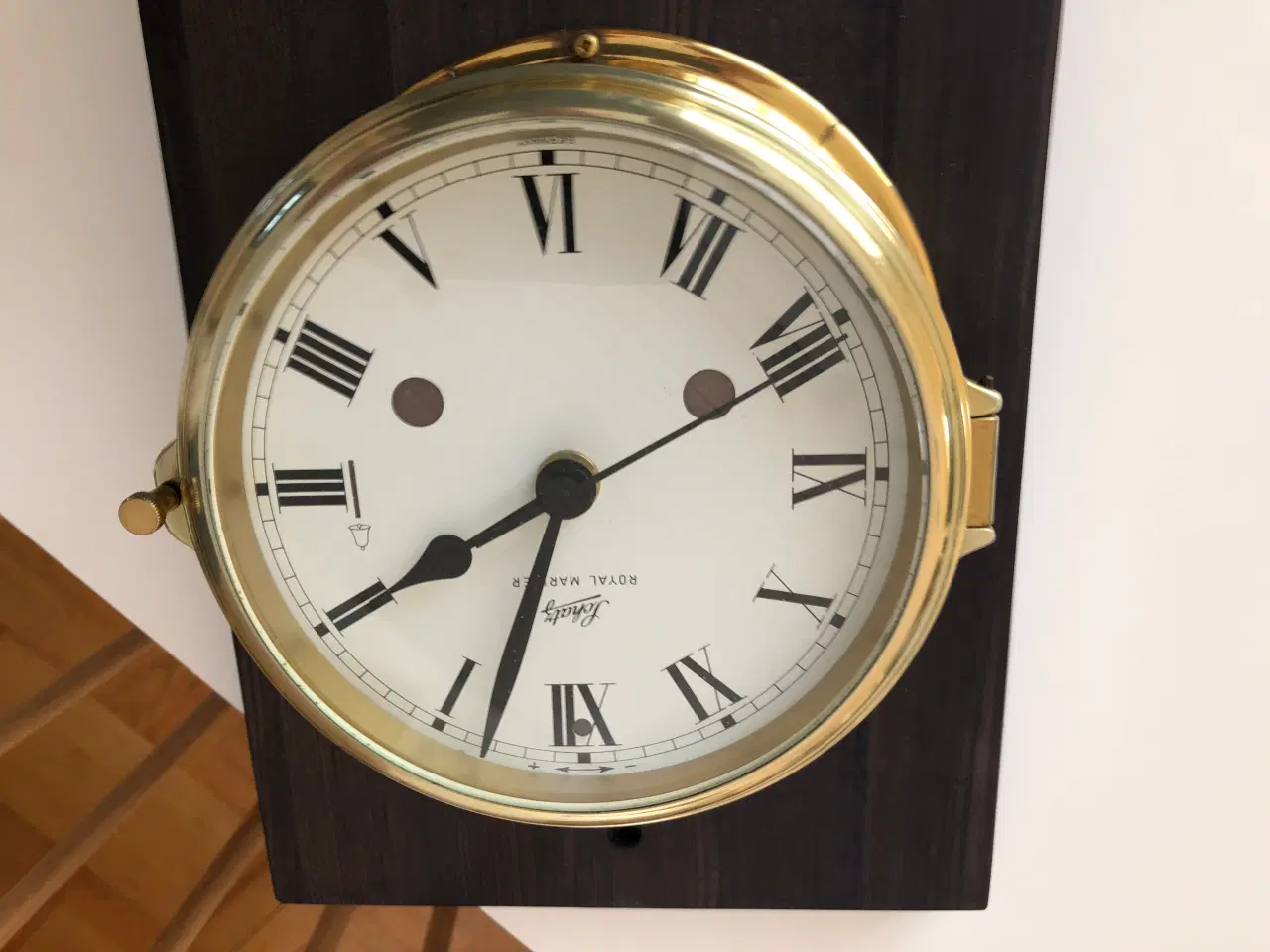 Billede 2 - Schatz skibsur og barometer på bejset plade