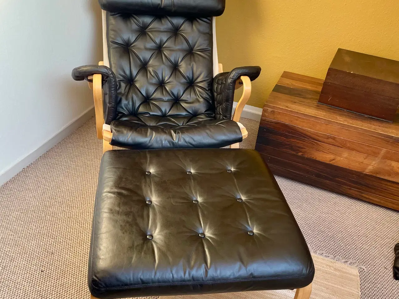 Billede 1 - Pernilla 69 lænestol med skammel af 