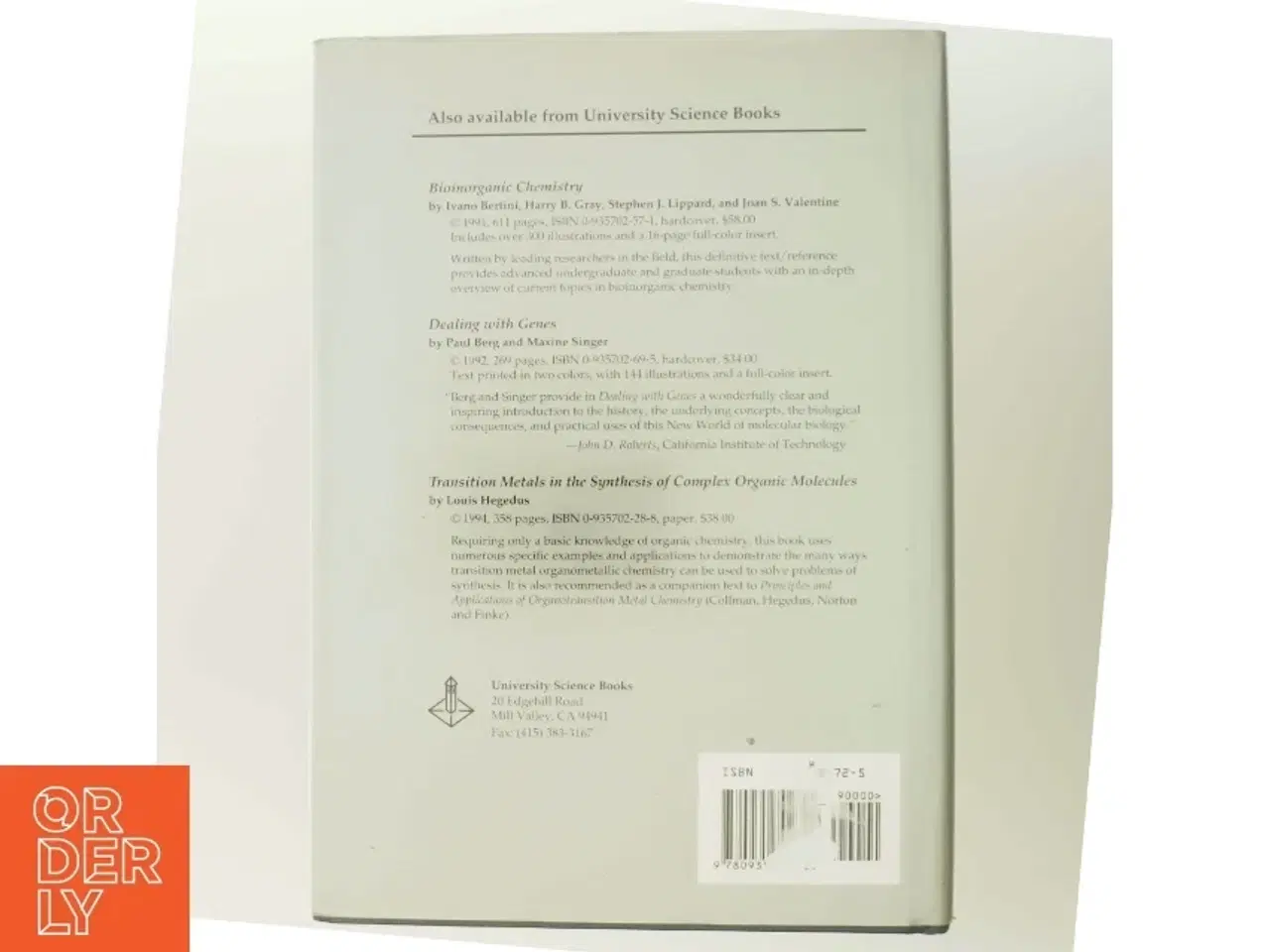 Billede 3 - Principles of bioinorganic chemistry (Bog)