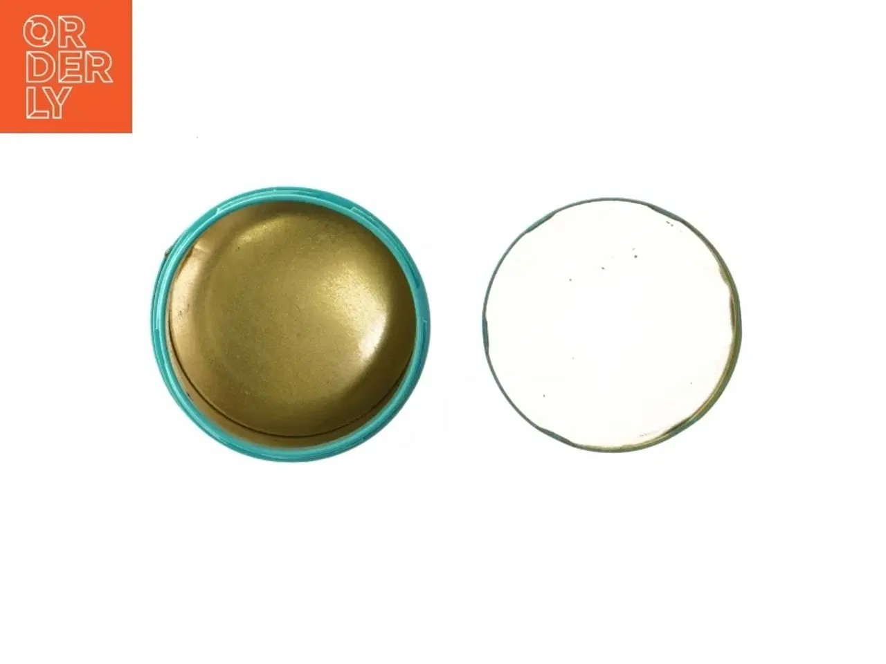 Billede 4 - Retro irma kunstdåse Dekorativ opbevaringsdåse (str. Ø 11,5 cm længde 15 cm) fra Irma