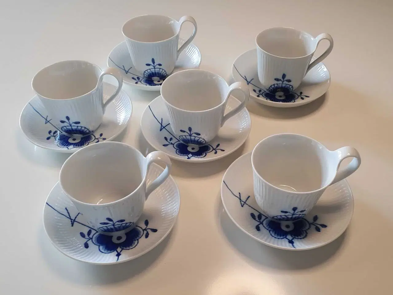 Billede 3 - 6 stk. Blå mega riflet