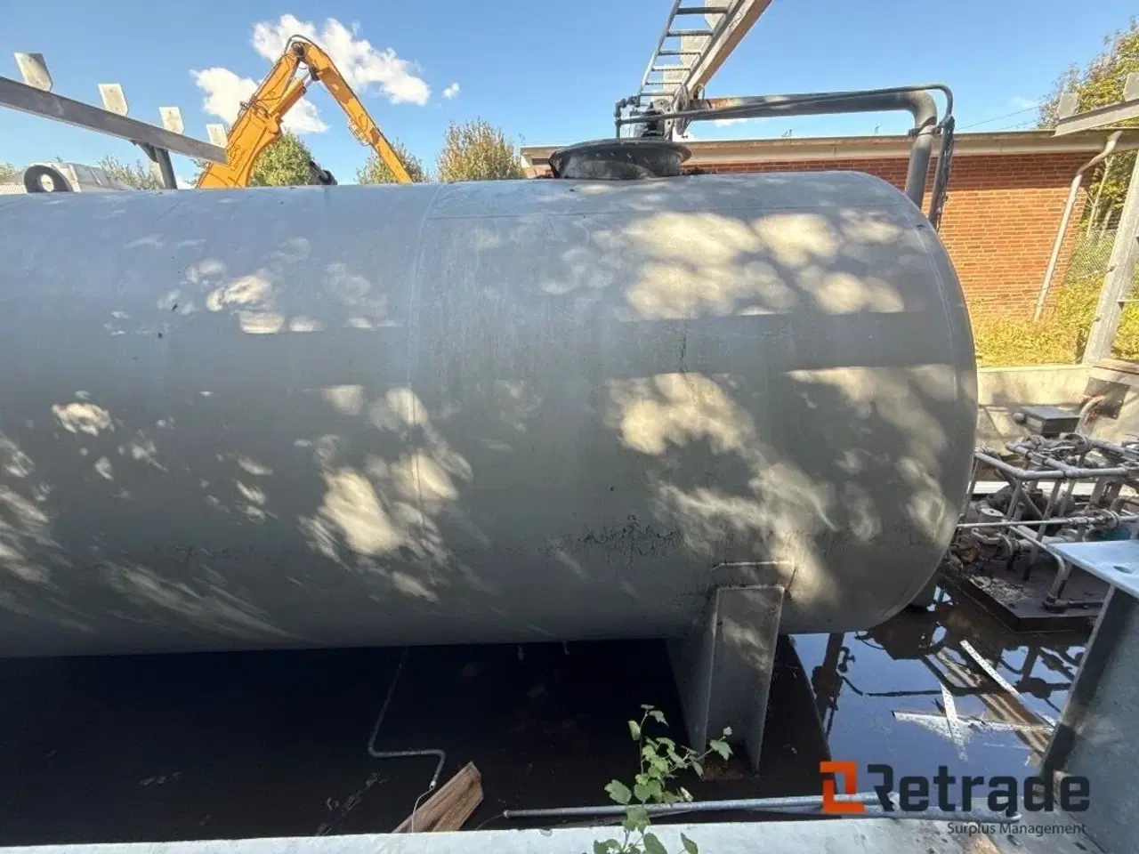 Billede 3 - - - - 60 m3 stationær dieseltank