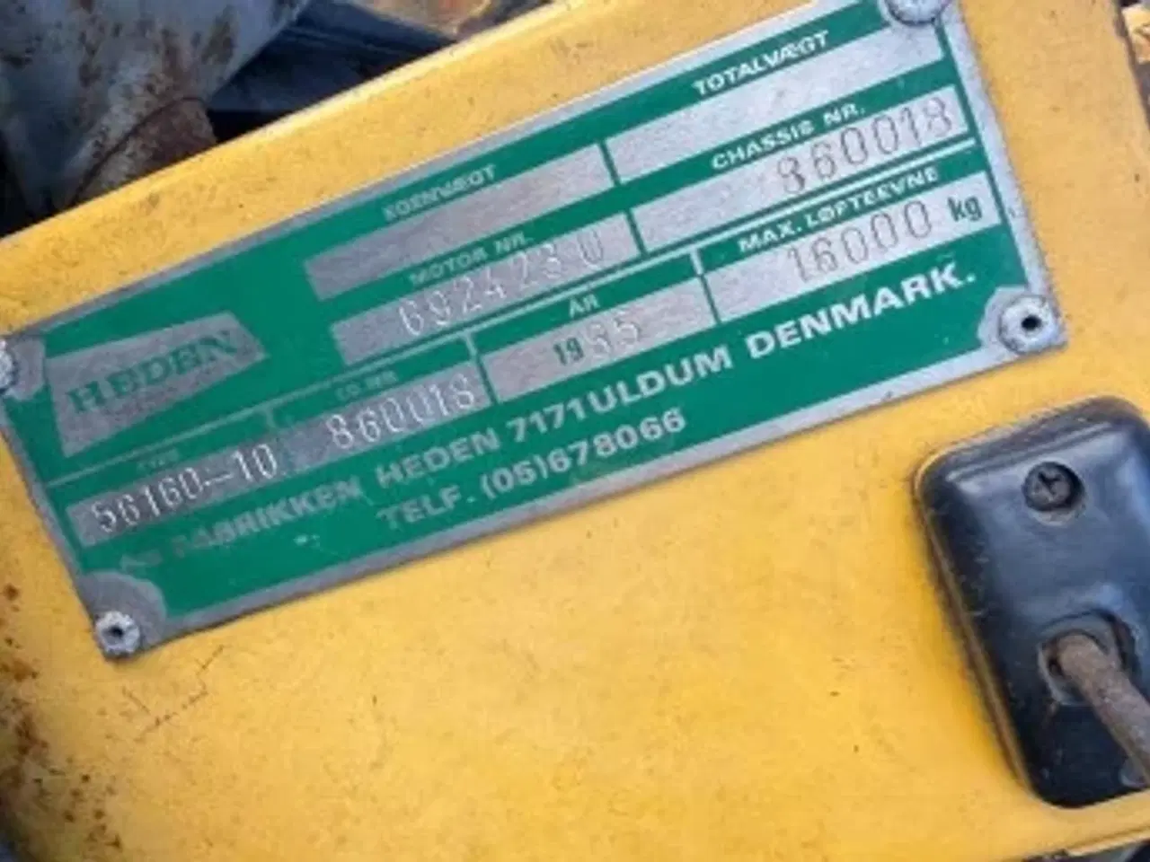 Billede 6 - 16tons gaffeltruck 