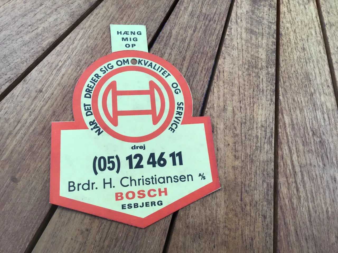 Billede 1 - Bosch skilt gammelt 