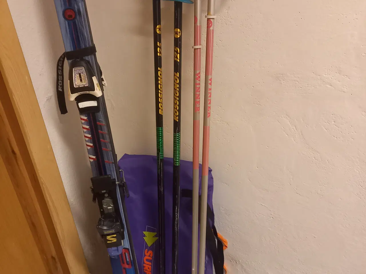 Billede 1 - Alpinski Fischer med stave og taske - str. 190 cm