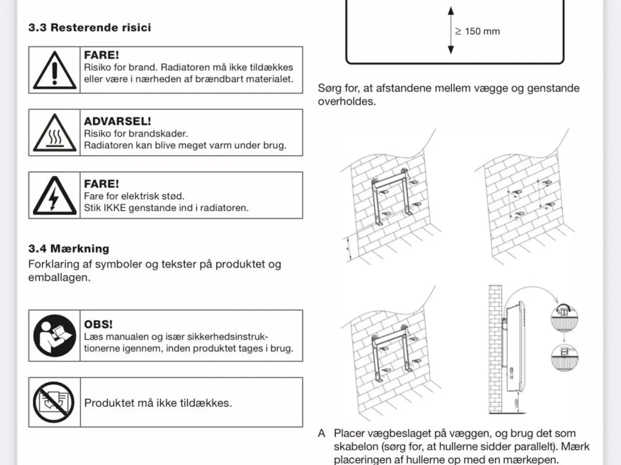 Billede 7 - Panelradiator / el radiator 500W