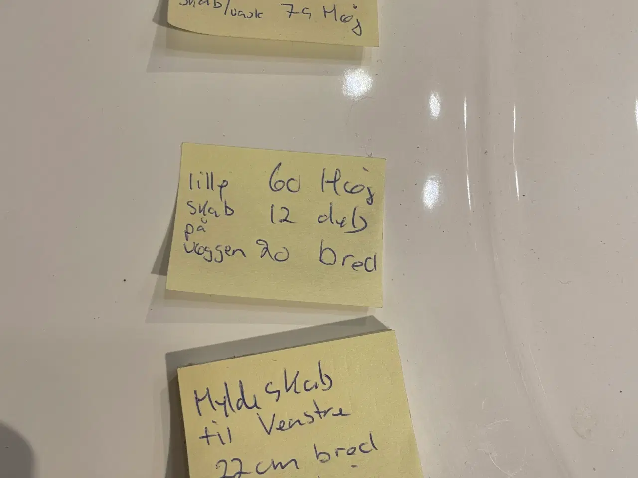 Billede 3 - Toilet møbel højglans hvid