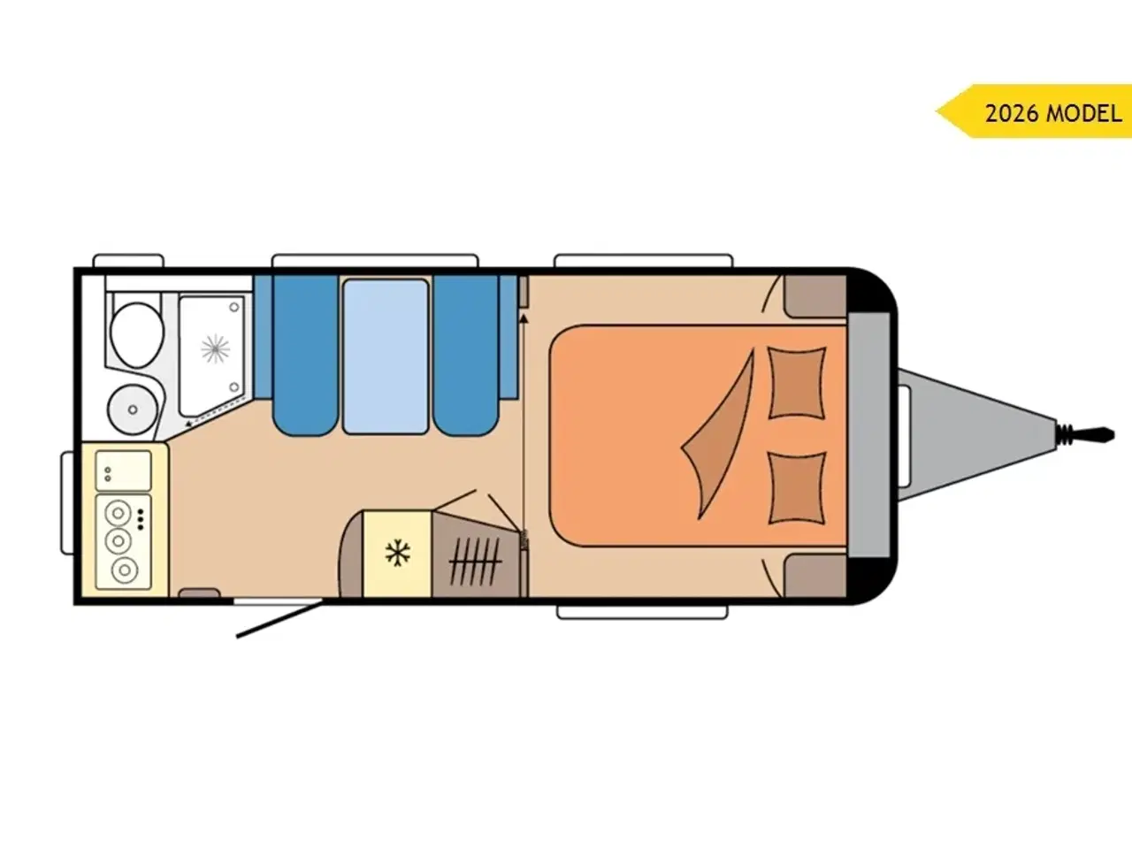 Billede 1 - 2026 - Hobby De Luxe 460 SFf   Kommer på lager i april måned