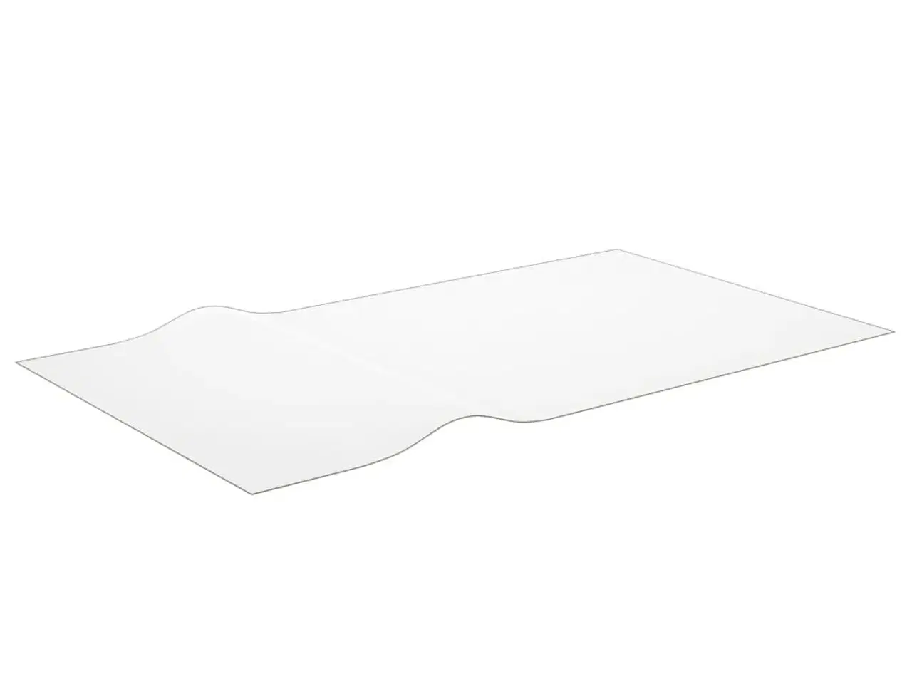 Billede 4 - Bordbeskytter 200x100 cm 1,6 mm PVC transparent