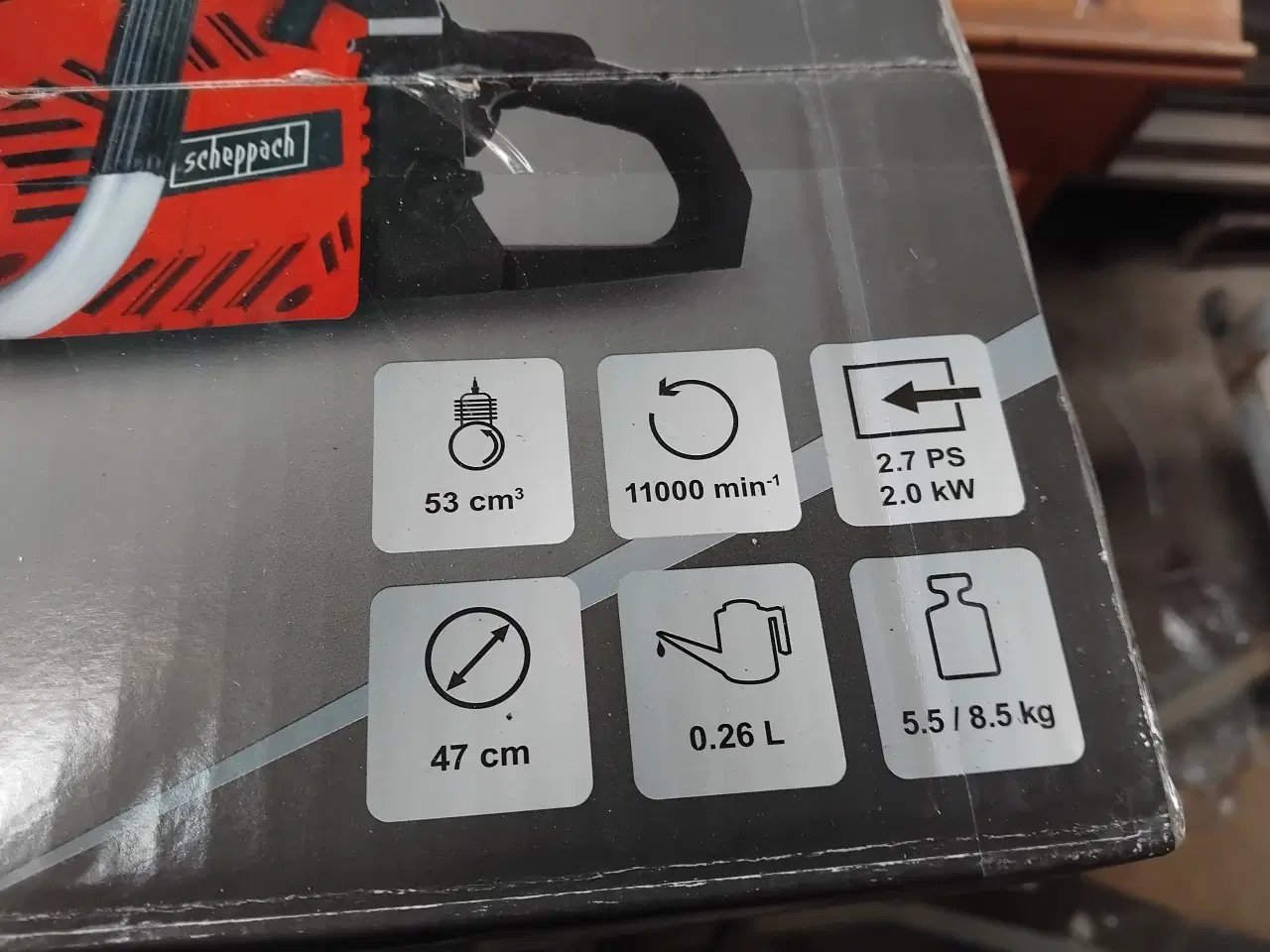 Billede 2 - SCHEPPACH MOTORSAV 