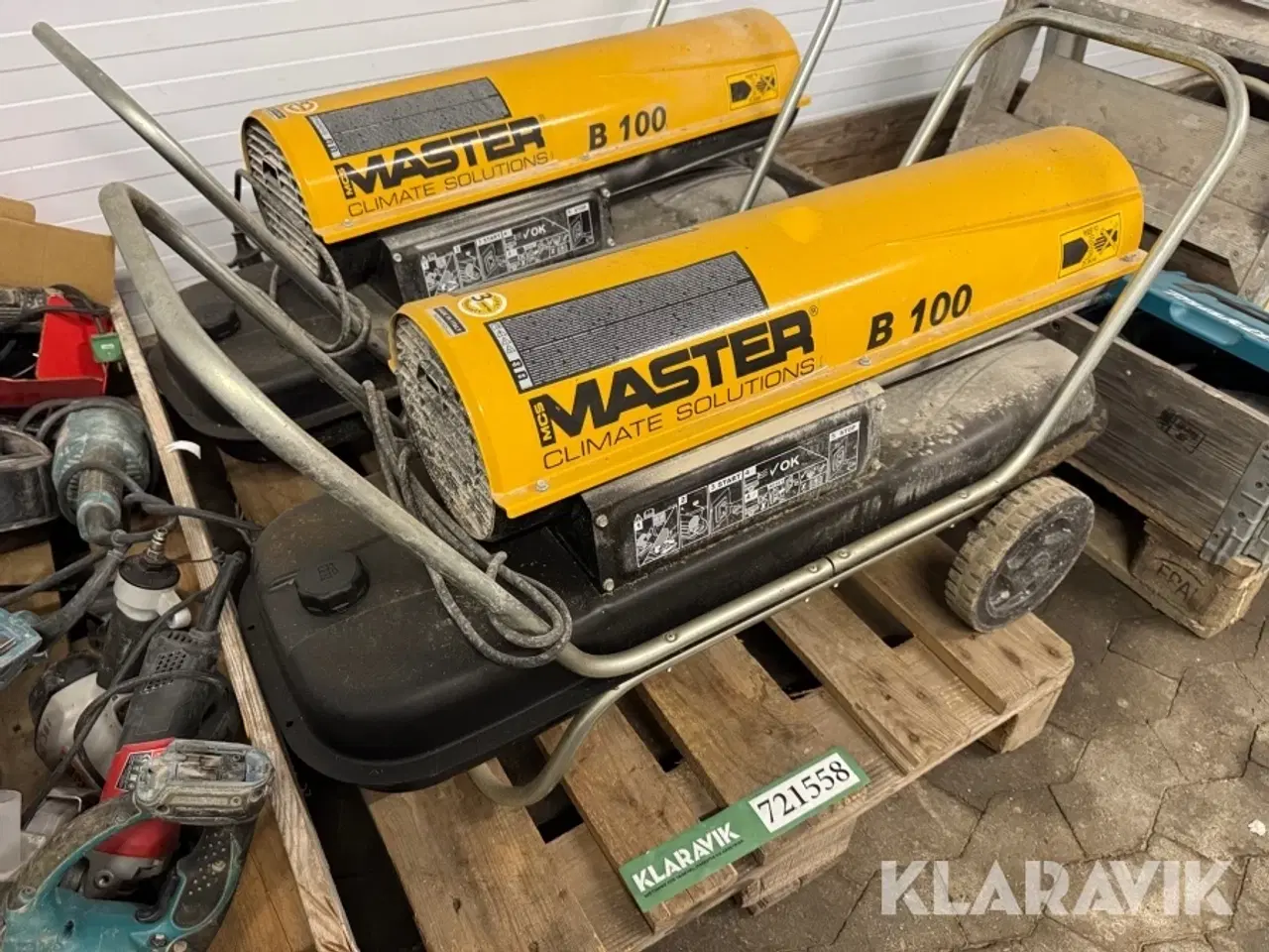 Billede 2 - Lot - Diesel varmekanoner Master B100CED