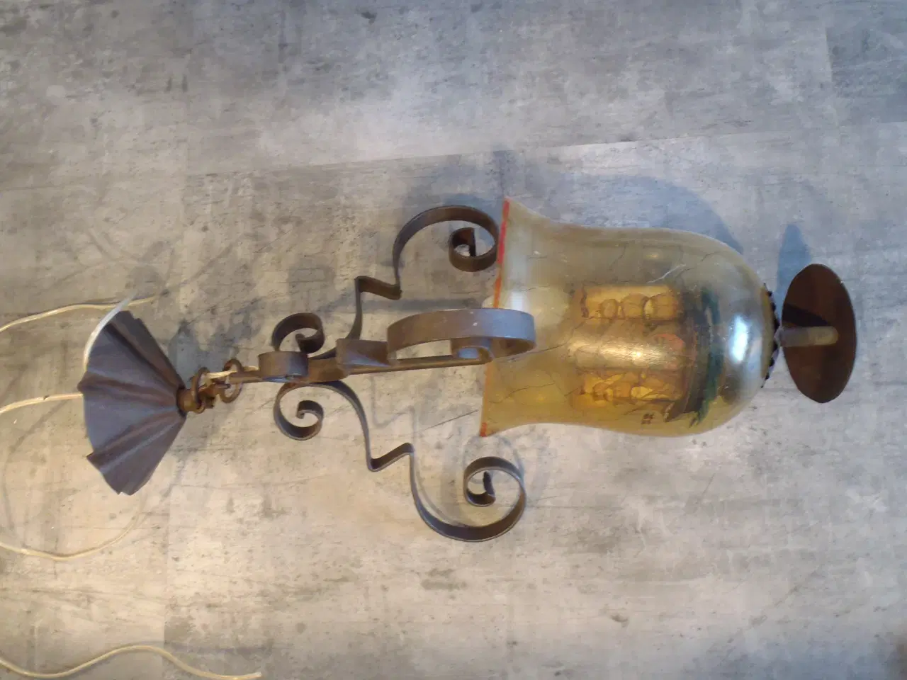 Billede 4 - Lampe glas tysk bierstube