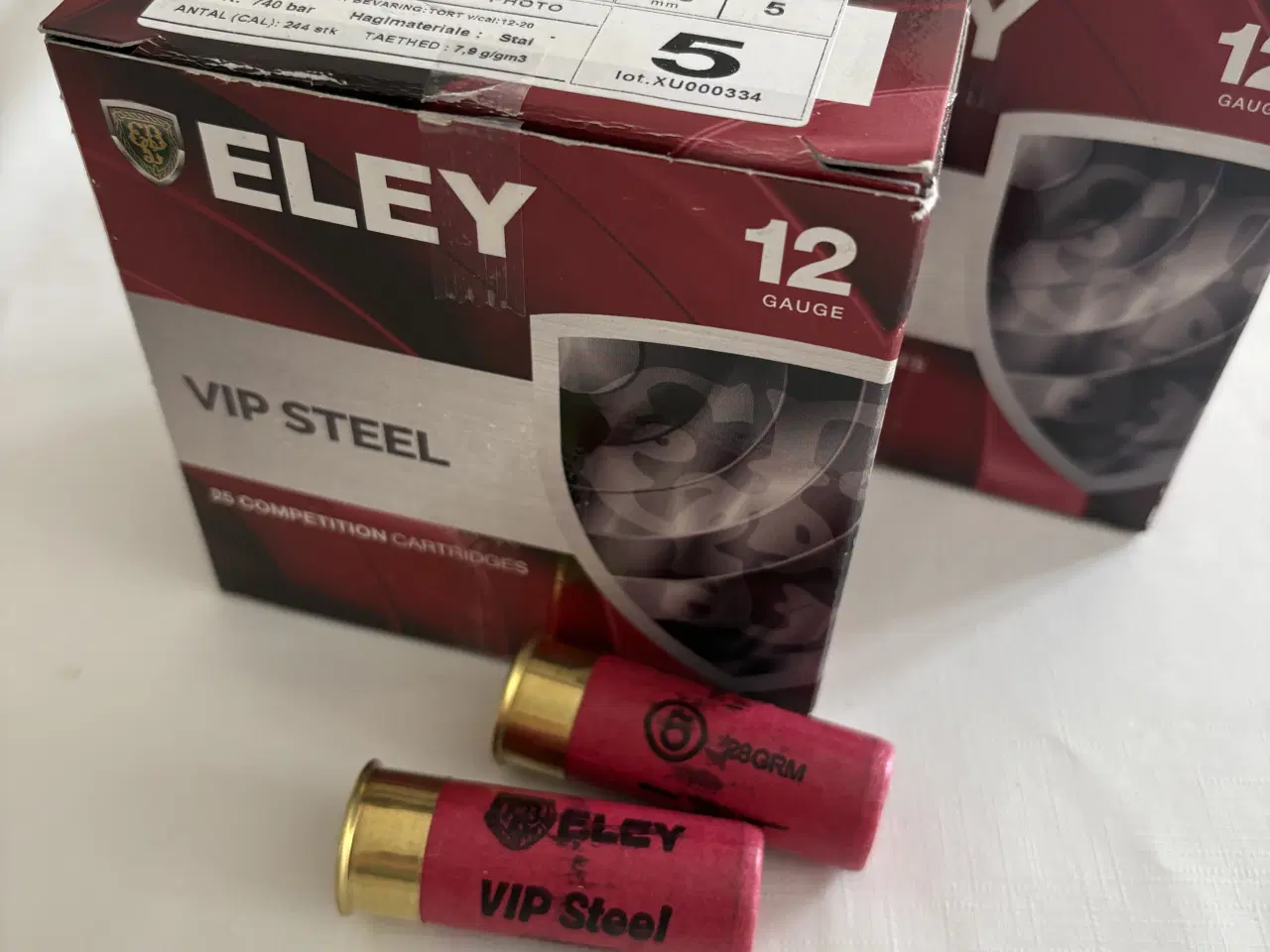 Billede 1 - Eley VIP steel pap 12/70 haglpatroner