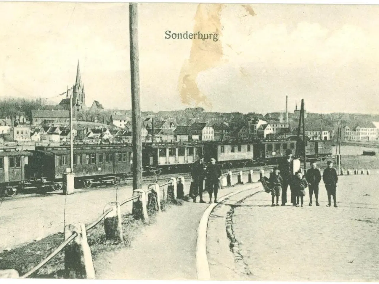 Billede 1 - Dybbølgade, Sønderborg. 1910