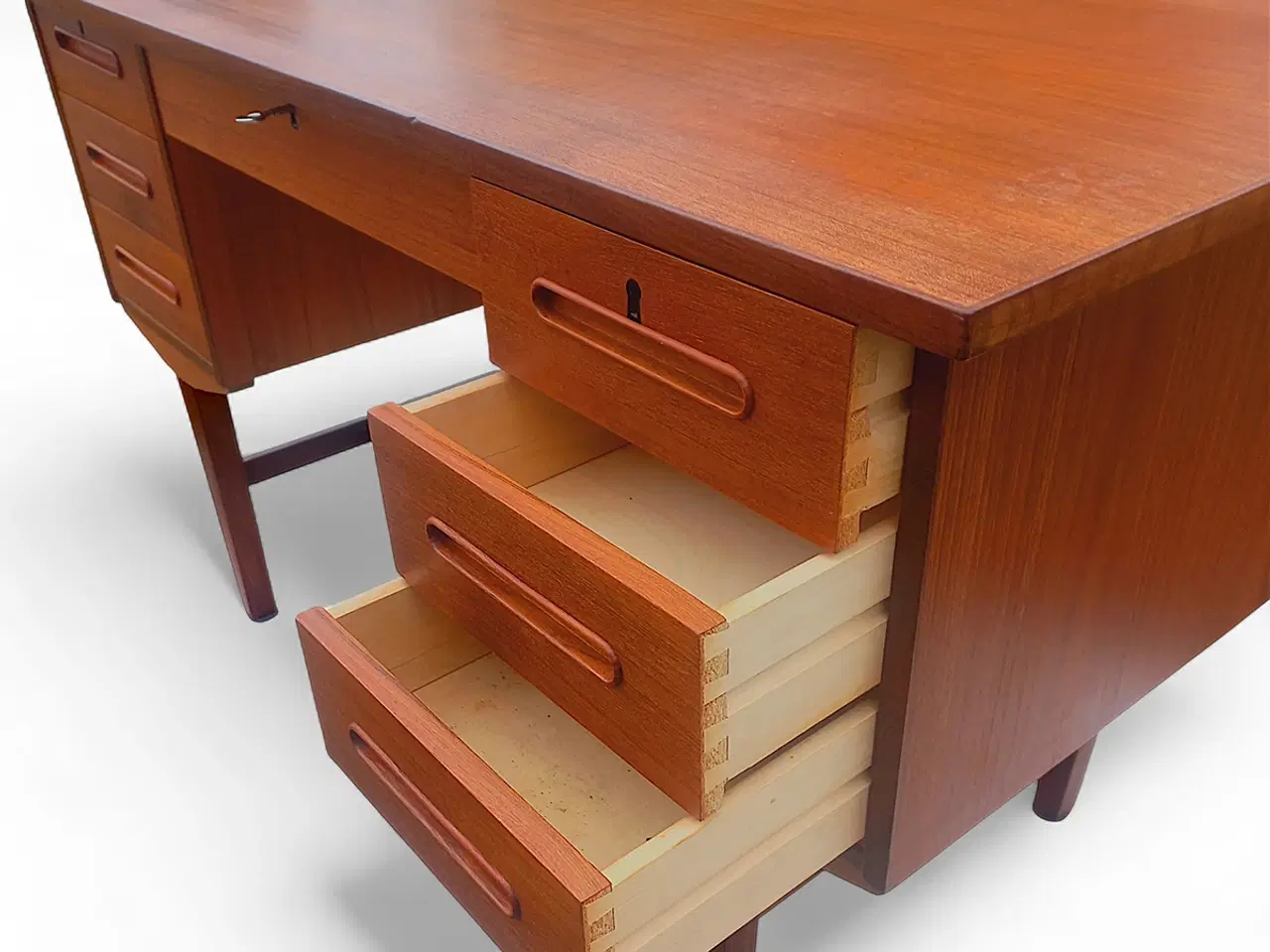 Billede 6 - Skrivebord i teak – dansk design, ca. 1950–60’erne