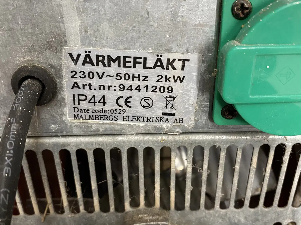 Billede 2 - Varmeblæser