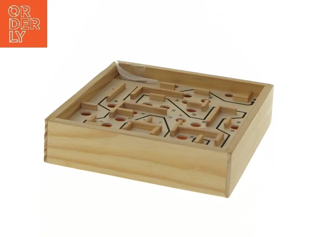 Billede 3 - Træ labyrint spil (str. 16x16 cm)