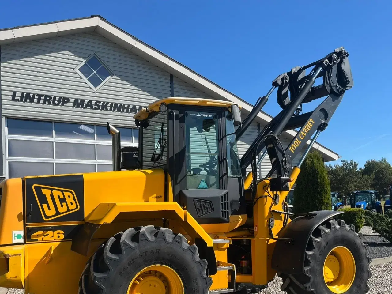 Billede 18 - JCB 426 med traktor dækmontering og hurtigskifte samt centralsmørring