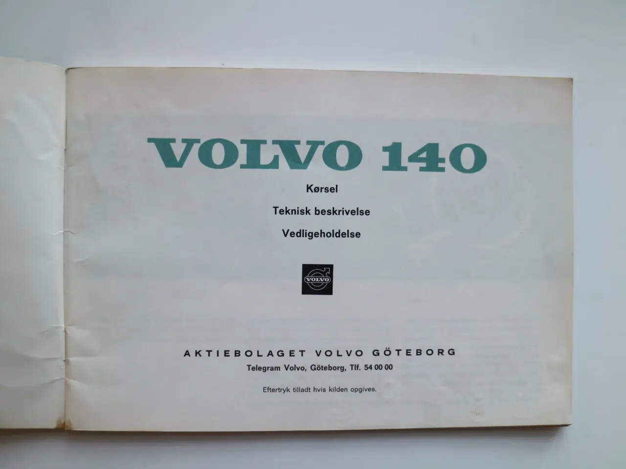 Billede 4 - Instruktionsbog 1968 - Volvo 140