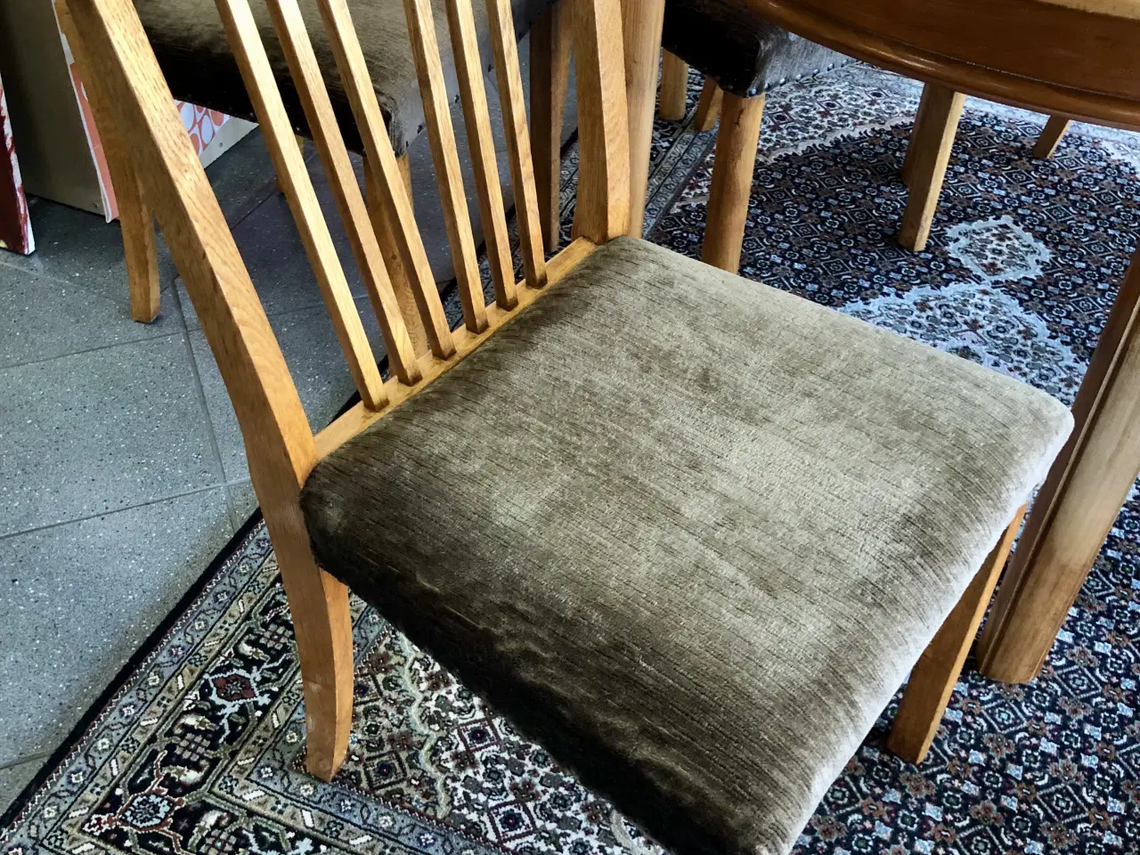 Billede 3 - Spisebordsstole 6 stk. vintage