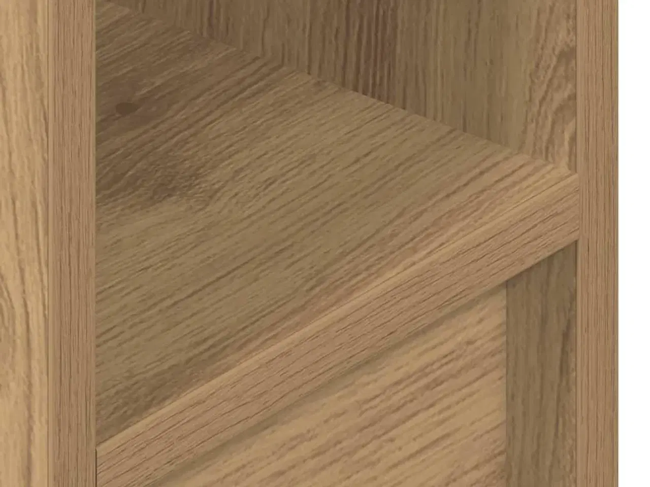 Billede 10 - Sengeborde med skuffe 2 stk. 20x36x60 cm egetræsfarve