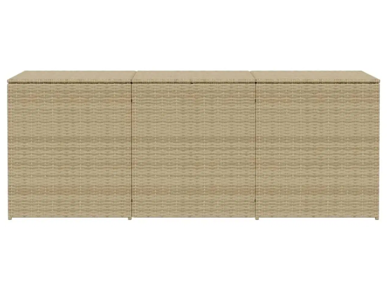 Billede 4 - Opbevaringsboks til haven 984 l polyrattan beige