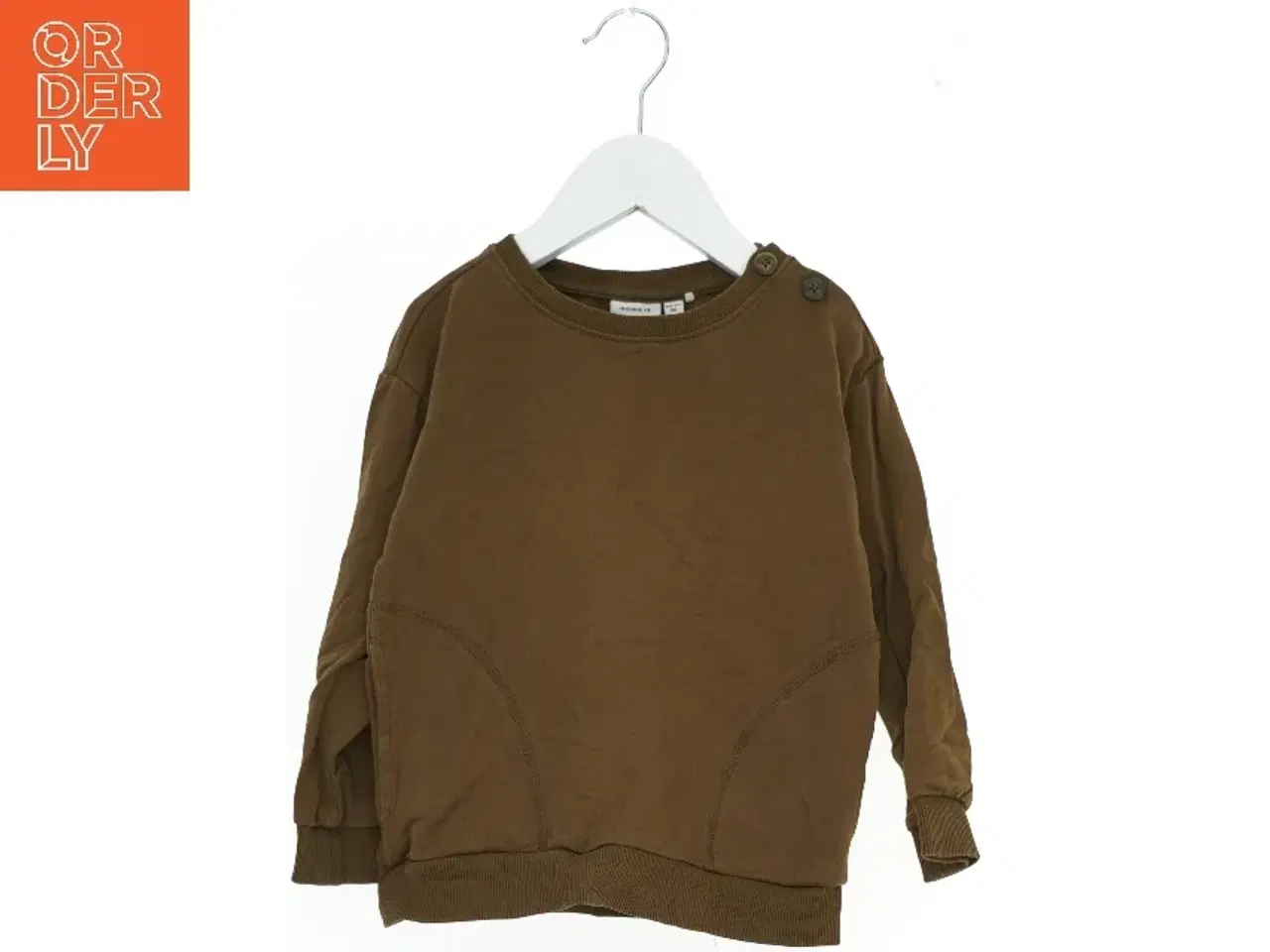 Billede 1 - Brun sweatshirt til børn fra Name It (str. 92)