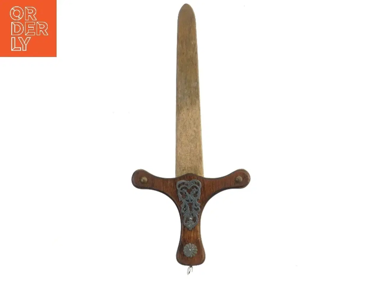 Billede 1 - Træ Sværd fra ridderborg i Italien (str. 36x16,5 cm)