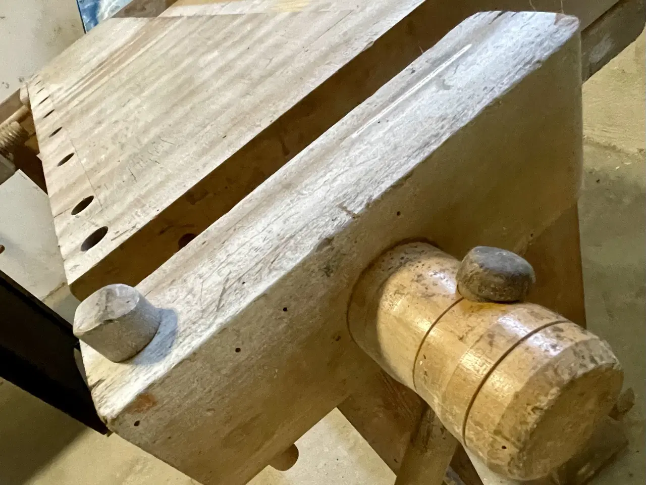 Billede 6 - Gammel original Høvlebænk 