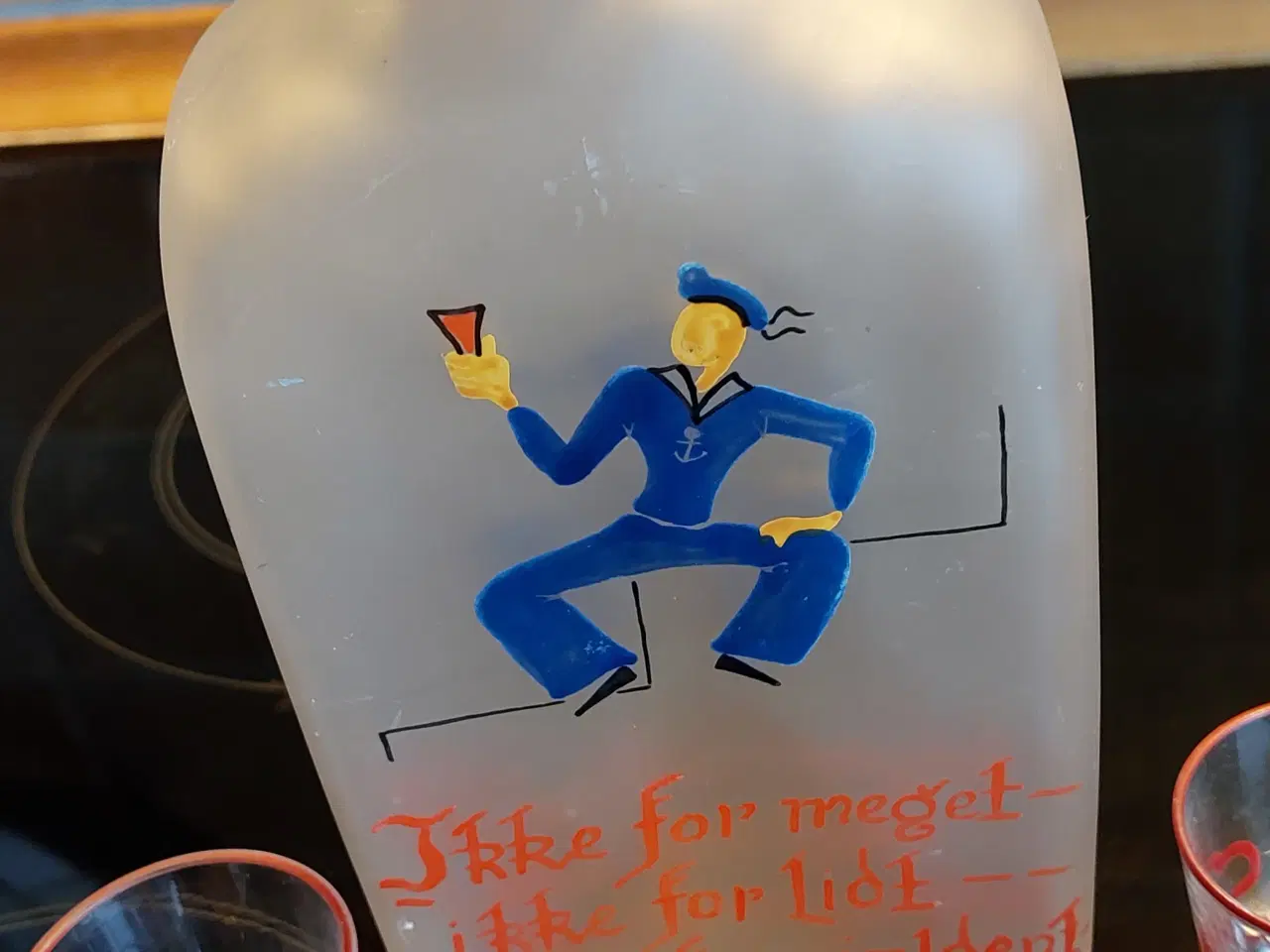 Billede 2 - HOLMEGAARD KANTINEFLASKE + 6 GLAS