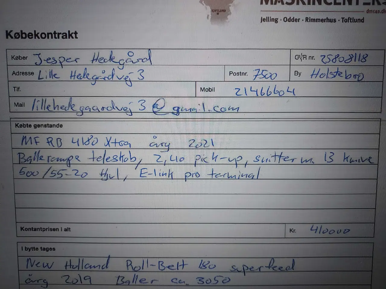 Billede 2 - Rundballe presser 