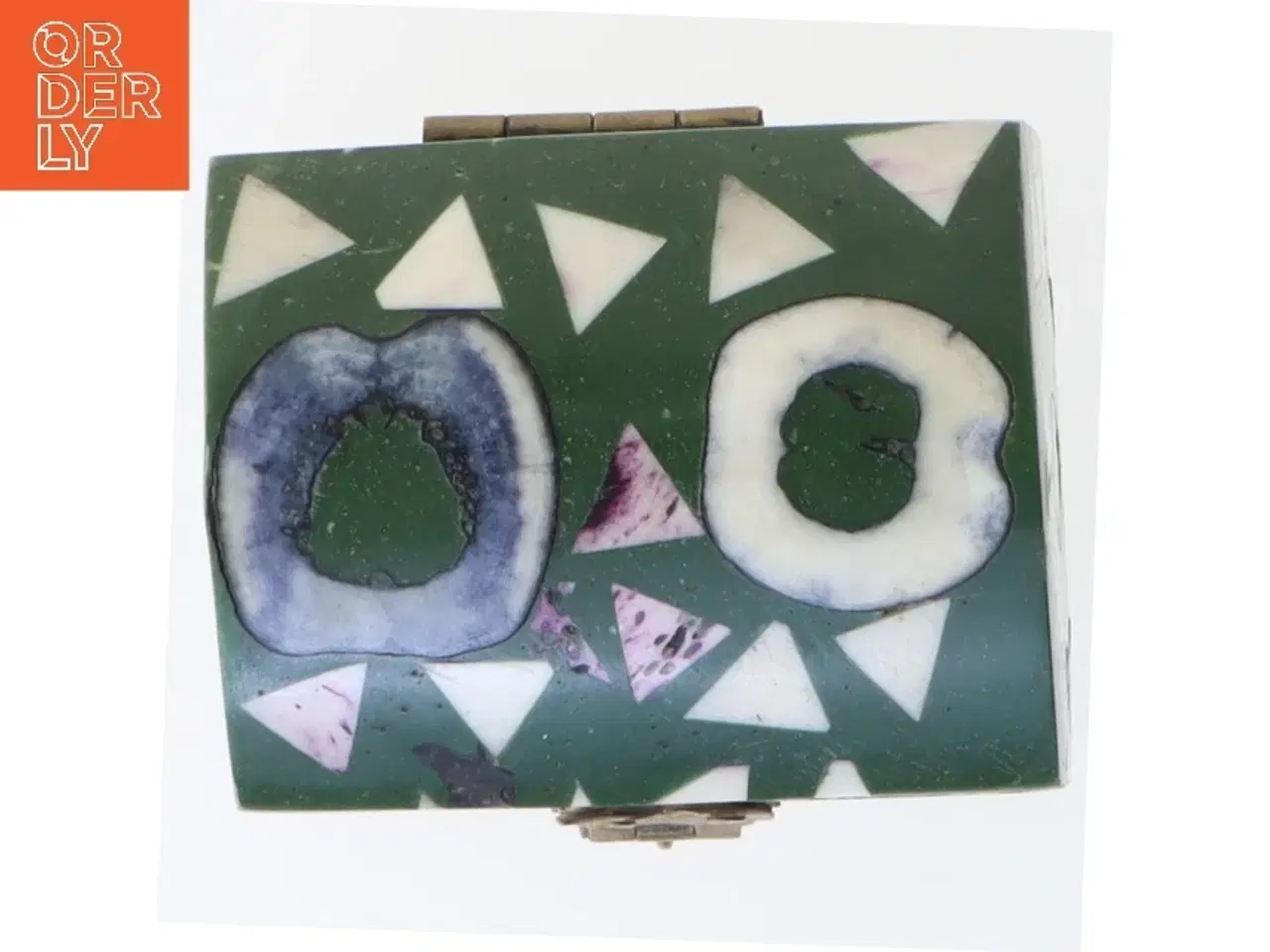 Billede 4 - Dekorativ smykkeskrin (str. 6x4,5x3,5 cm)