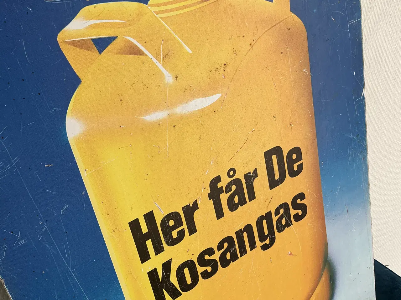 Billede 7 - Metalskilt kosngas 
