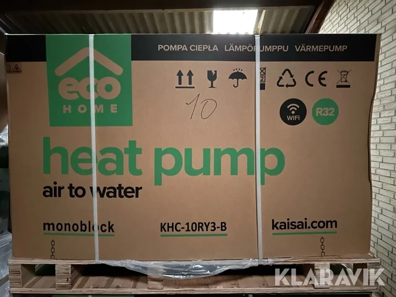 Billede 7 - Varmepumpe Kaisai KHC-10RY3-B 10 kW 1 styk