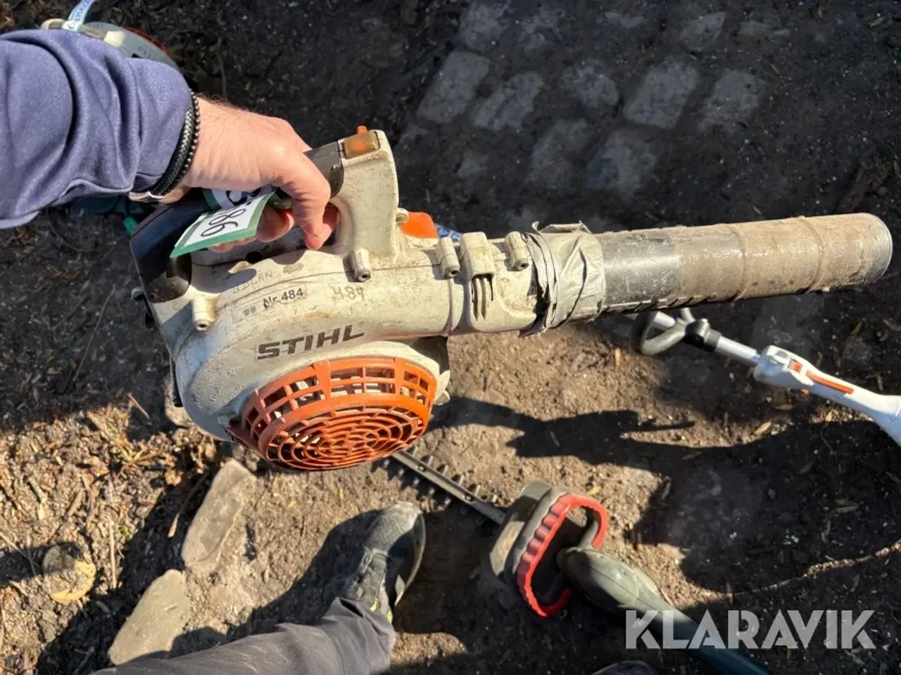 Billede 5 - Løvblæser, hækkeklipper og græstrimmer STIHL,metabo