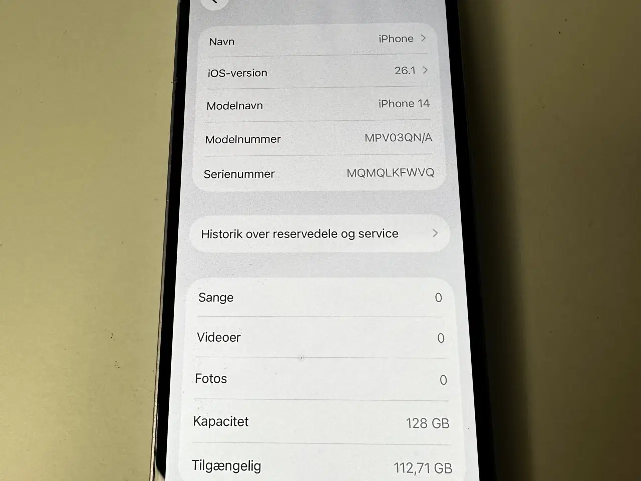 Billede 5 - iPhone 14 128GB Lilla(som ny)