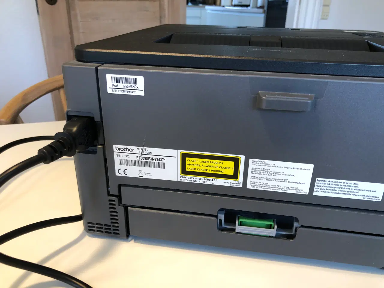 Billede 8 - Brother HL-L2370DN laserprinter sort/grå