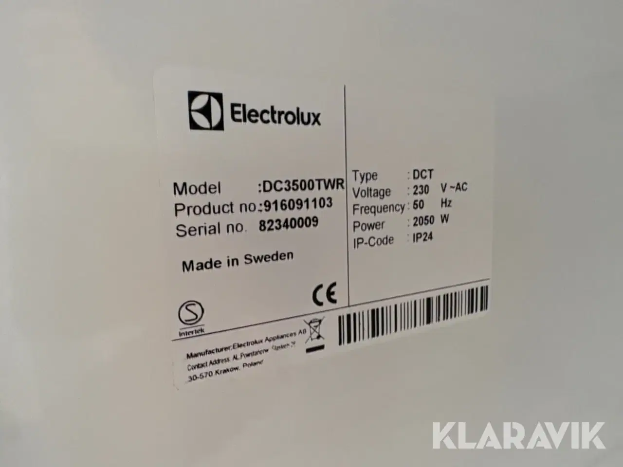 Billede 9 - Varmeskabe Electrolux DC3500TWR - 2 styk