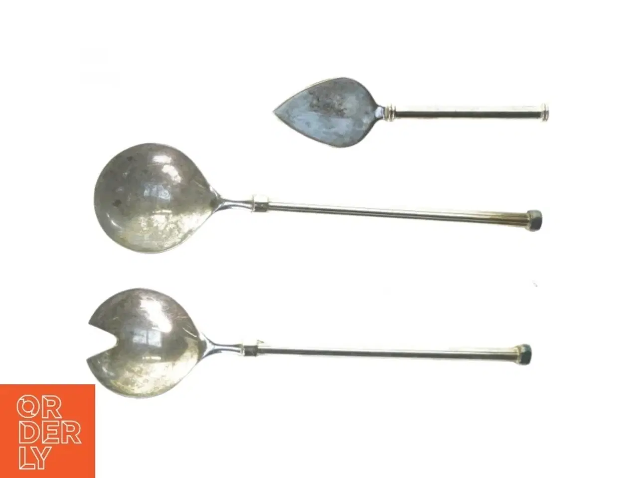 Billede 3 - Salatbestik og spatel (str. 24 x 6 cm 15 x 4 cm)