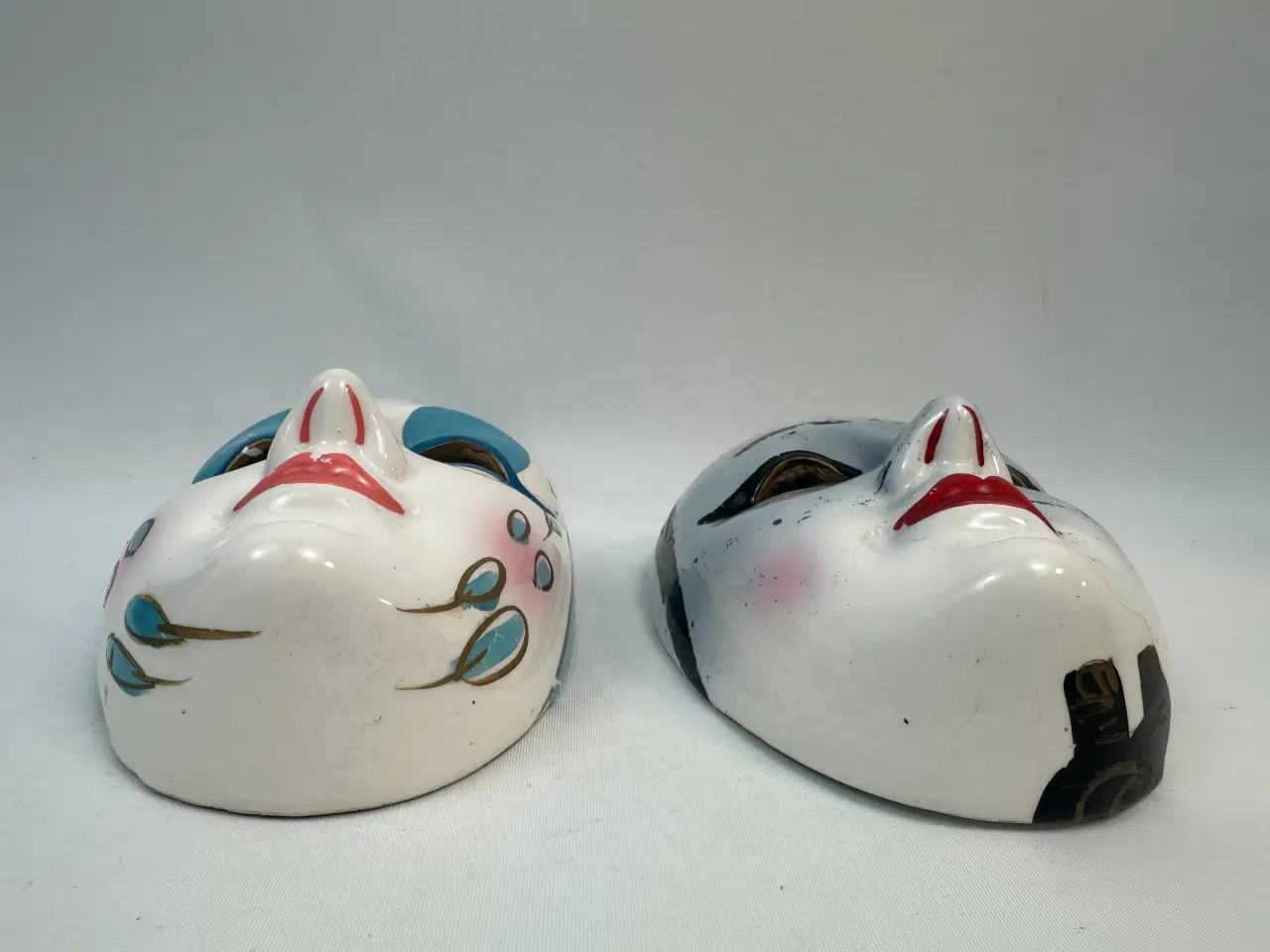 Billede 2 - 2 stk. flotte masker i porcelæn