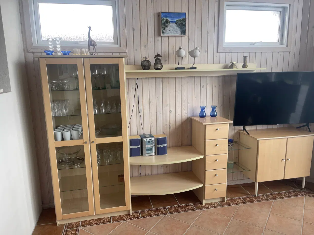 Billede 1 - Vægarrangement m/indbygget lys (uden indhold)