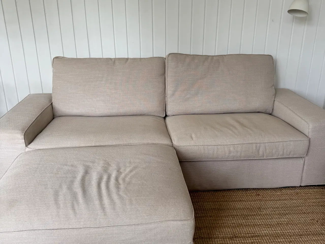 Billede 2 - KIVIK 4-pers. sofa med chaiselong, Gunnared beige
