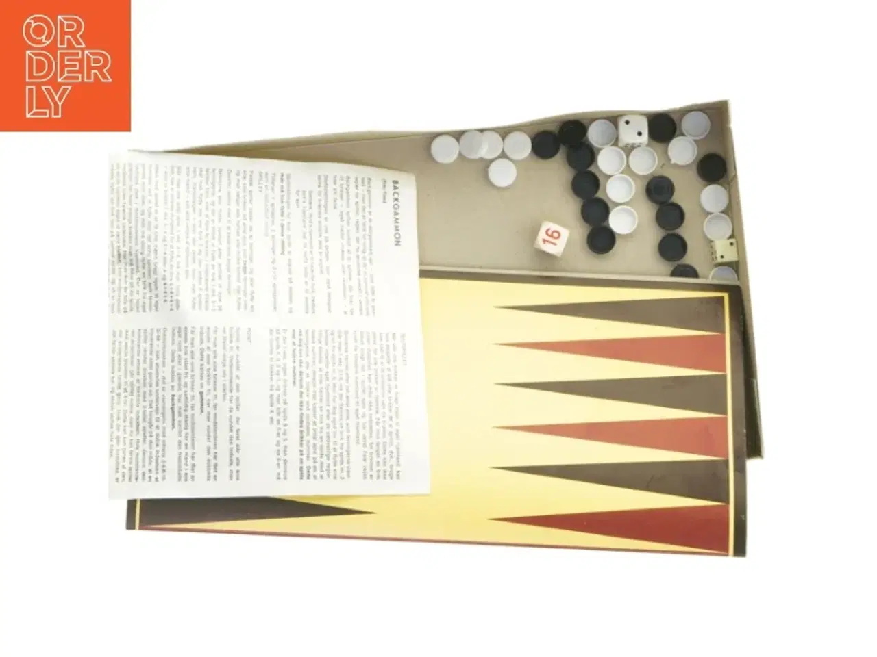 Billede 2 - Backgammon spil (str. 33x19,5 cm)