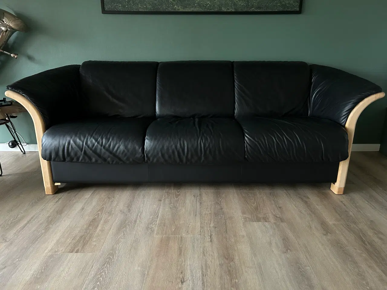 Billede 1 - Stressless Manhattan lædersofa