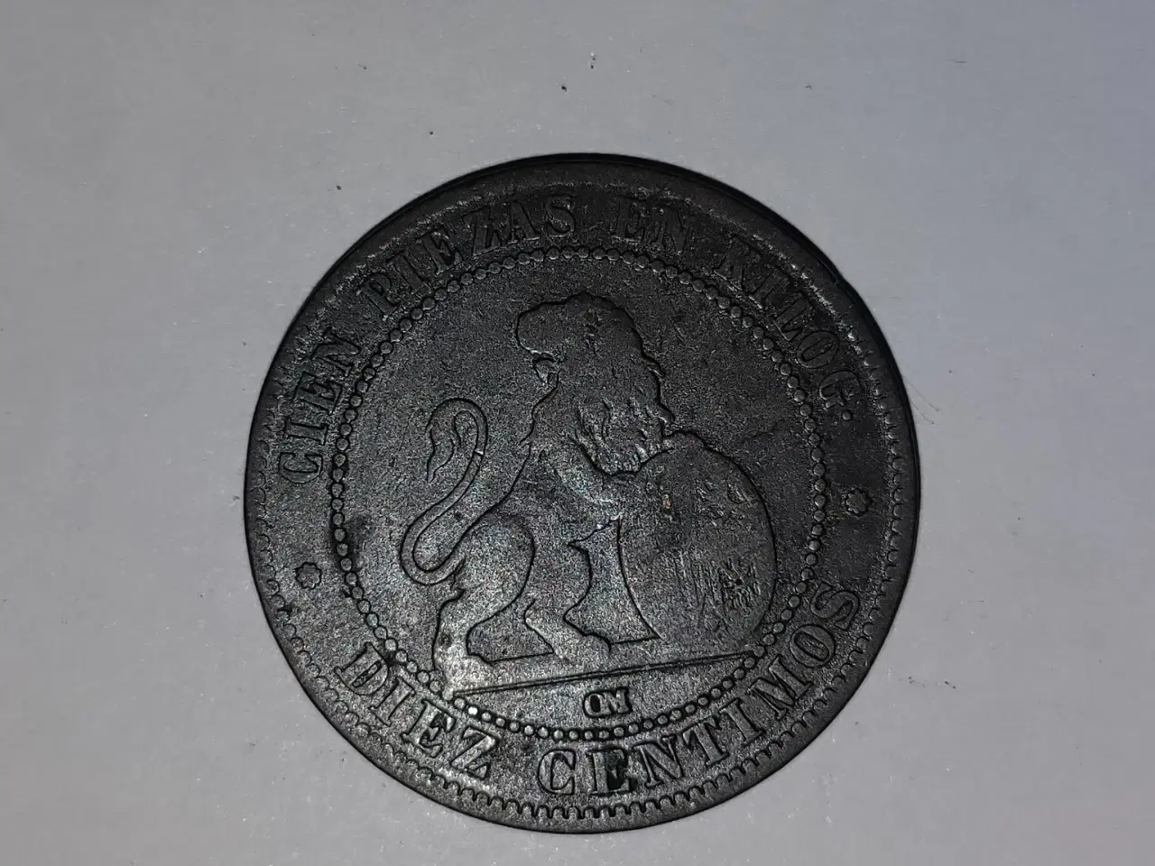 Billede 2 - 10 Centimos 1870 Spain