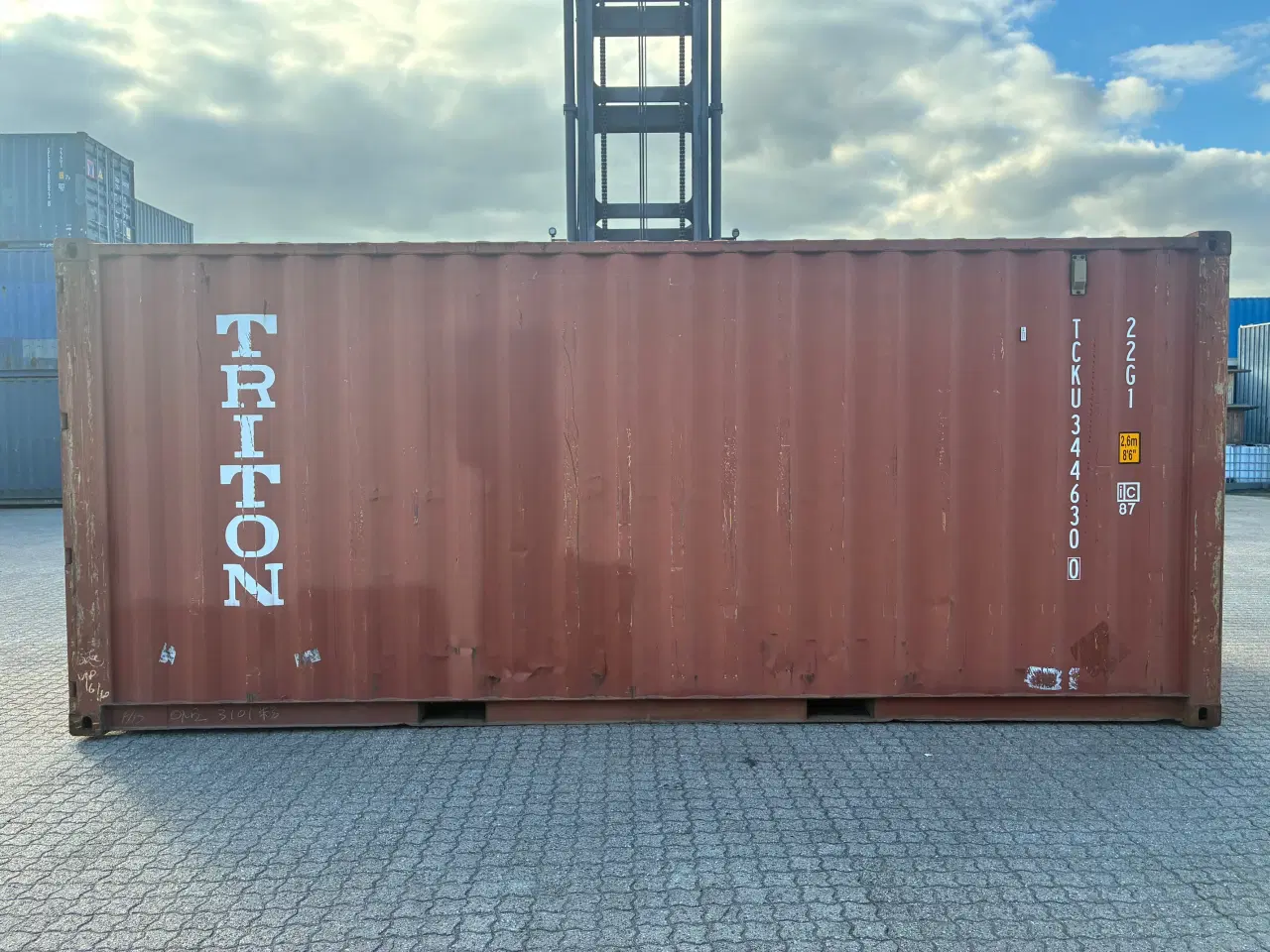 Billede 3 - 20 fods Container- ID: TCKU 344630-0